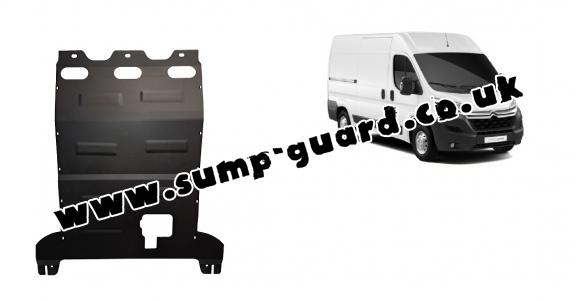 Steel sump guard for Citroen Jumper