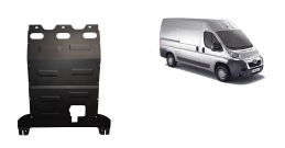 Steel sump guard for Peugeot Boxer
