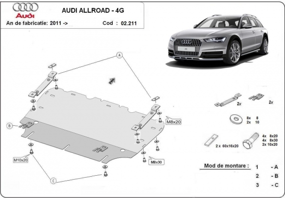Sump Guard Audi All Road A6