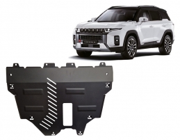 Steel sump guard for Ssangyong Torres