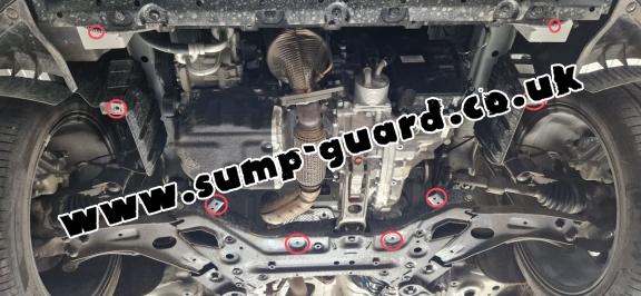 Steel sump guard for Ssangyong Torres