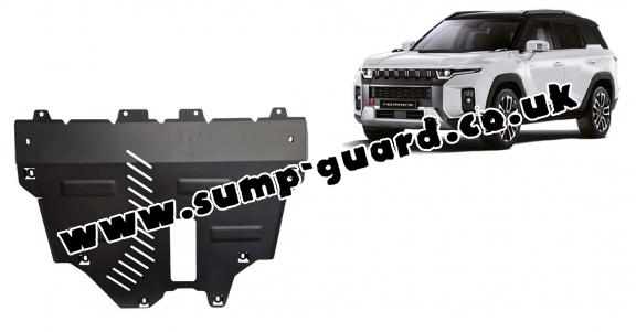 Steel sump guard for Ssangyong Torres