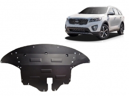 Steel sump guard for Kia Sorento UM