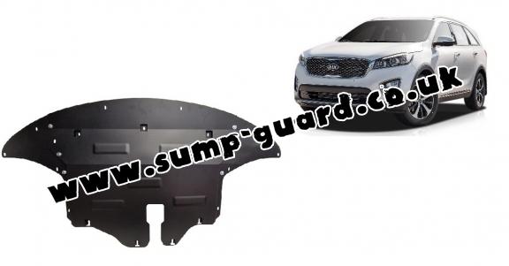 Steel sump guard for Kia Sorento