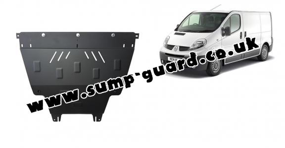 Steel sump guard for Renault Trafic (2011-2014)