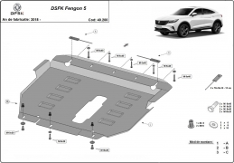 Steel sump guard for Dfsk Fengon 5
