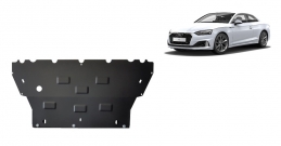 Steel sump guard for Audi A5