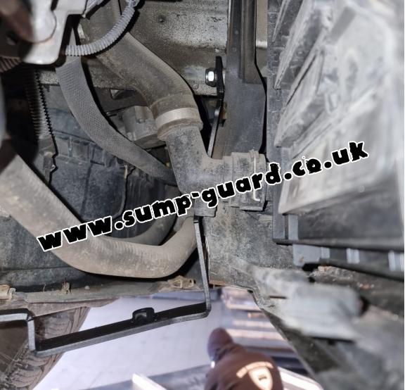 Steel sump guard for Audi A5