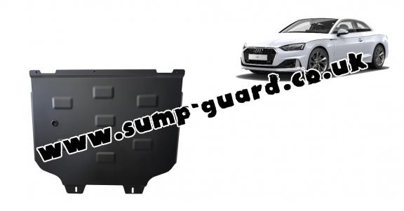 Steel gearbox guard for Audi A5