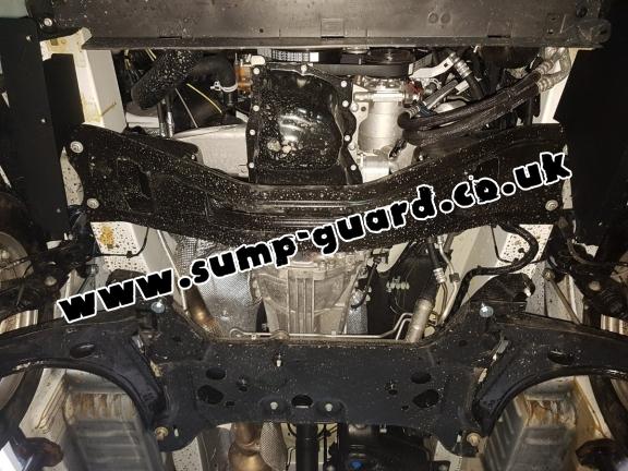 Steel sump guard for Ford Transit