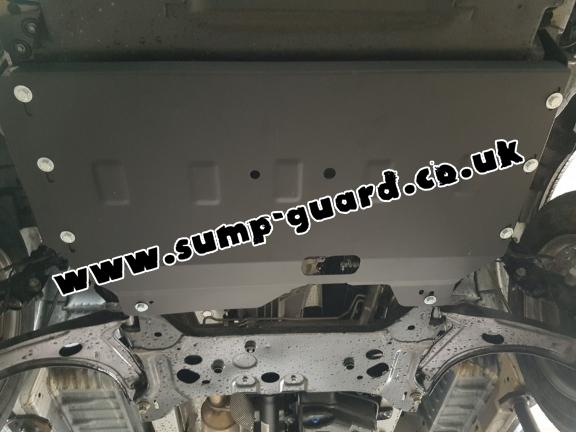 Steel sump guard for Ford Transit