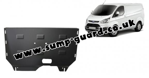 Steel sump guard for Ford Transit