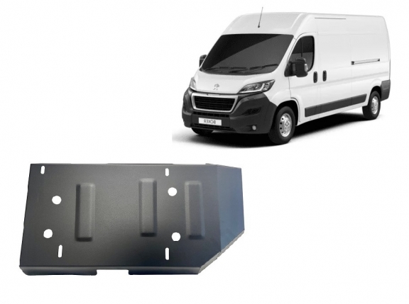 Steel AdBlue tank guard for Peugeot Boxer
