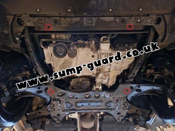 Steel sump guard for Volvo C40