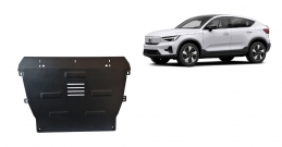 Steel sump guard for Volvo C40