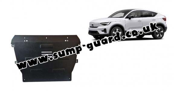 Steel sump guard for Volvo C40