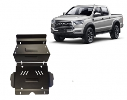 Steel sump guard for Jac T8