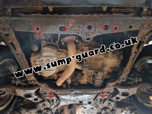 Steel sump guard for Toyota RAV 4 petrol