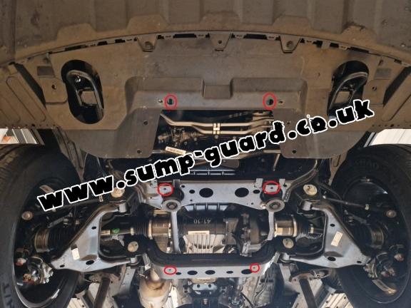 Steel sump guard for Jac T8