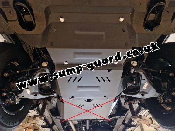 Steel sump guard for Jac T8