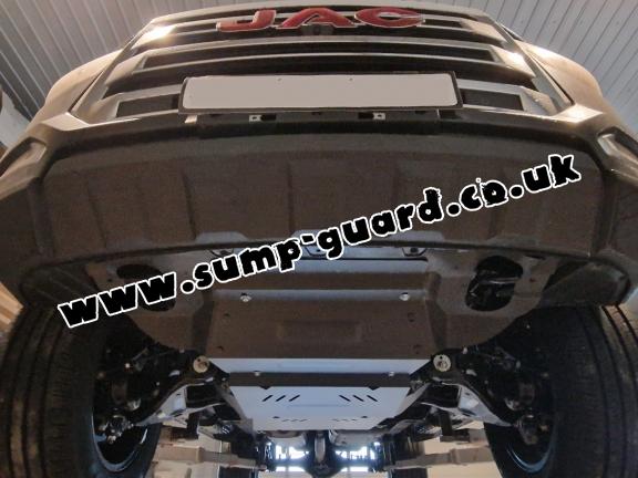 Steel sump guard for Jac T8