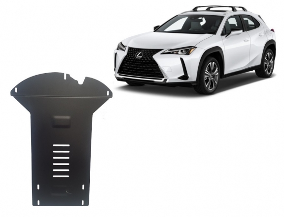 Steel catalytic converter guard/cat lock for Lexus UX