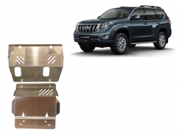 Aluminum sump guard for Toyota Land Cruiser 150