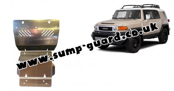 Aluminum sump guard for FJ Cruiser