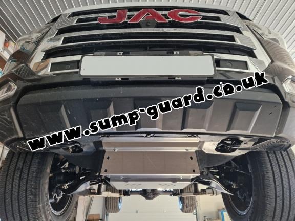 Aluminum sump guard for Jac T8