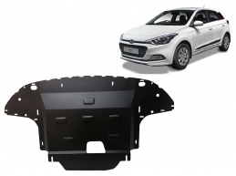 Steel sump guard for Hyundai i20