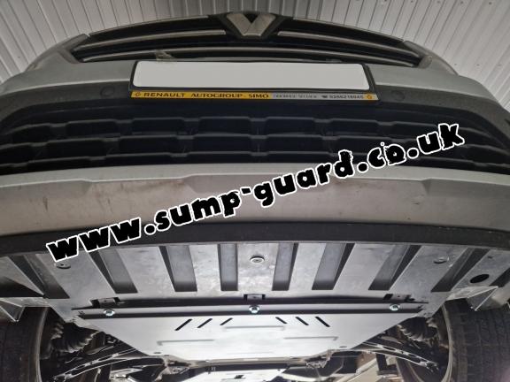 Steel sump guard for Renault Trafic