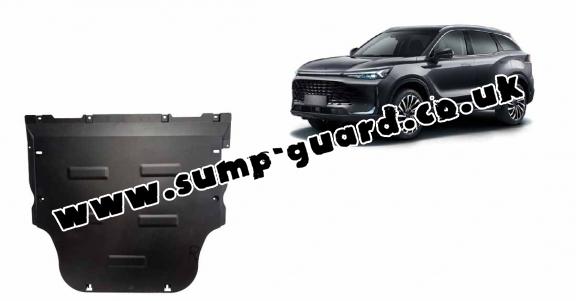 Steel sump guard for Baic Beijing X75