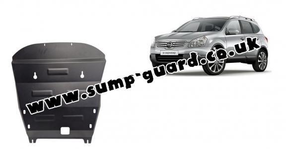 Steel sump guard for Nissan Qashqai