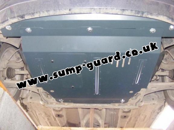 Steel sump guard for Ford Fusion