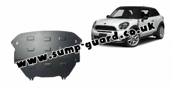 Steel sump guard for Mini Paceman R61