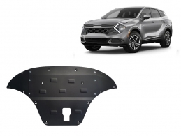 Steel sump guard for Kia Sportage