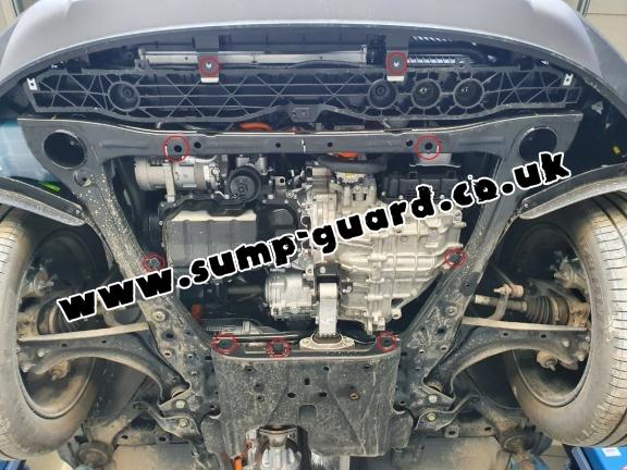 Steel sump guard for Kia Sportage