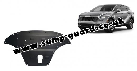 Steel sump guard for Kia Sportage