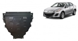 Steel sump guard for Mazda 3