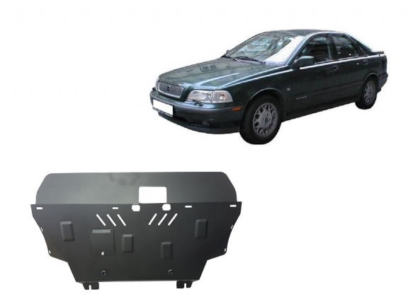 Steel sump guard for Volvo S40