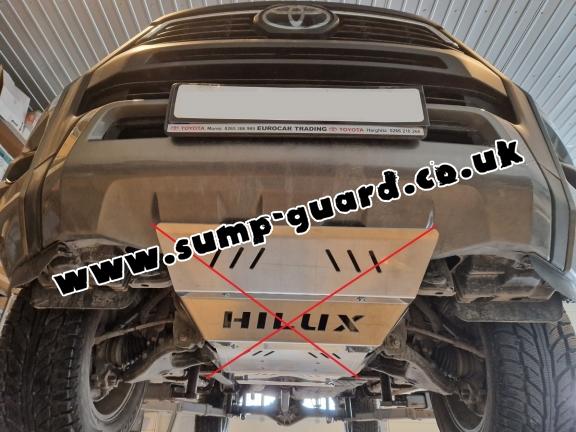 Aluminum gearbox guard for Toyota Hilux Revo