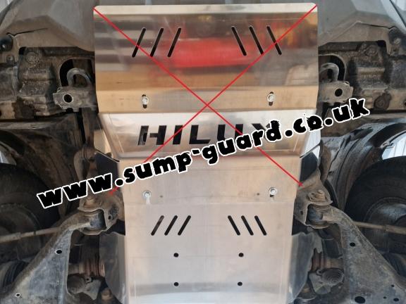 Aluminum sump guard for Toyota Hilux Invincible