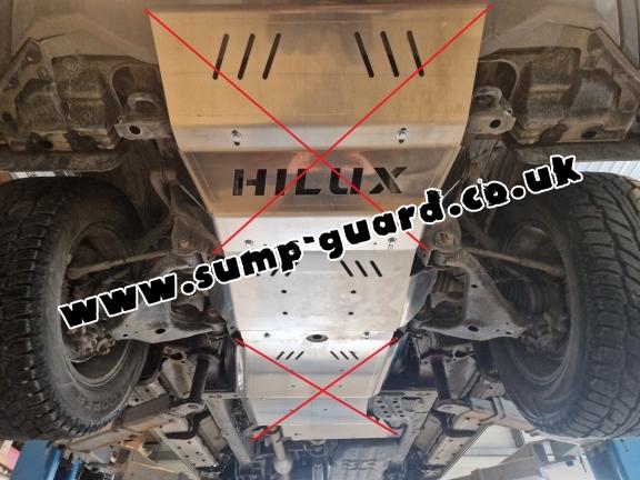 Aluminum sump guard for Toyota Hilux Revo