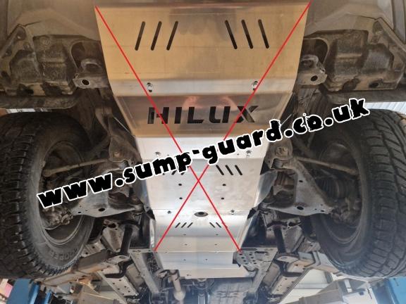 Aluminum differential guard for Toyota Hilux Invincible