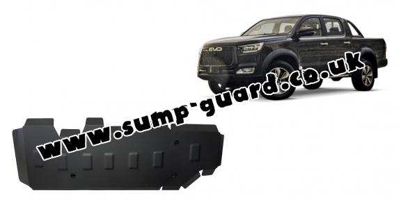 Steel fuel tank guard for Evo Cross 4