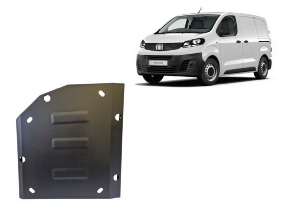 Steel AdBlue tank guard for Fiat Scudo