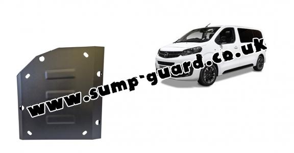 Steel AdBlue tank guard for Opel Zafira Life