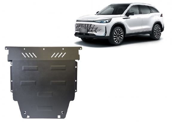 Steel sump guard for Baic Beijing X75