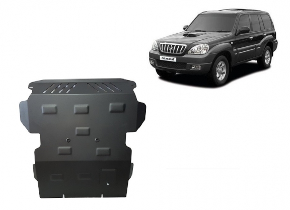 Steel sump guard for Hyundai Terracan