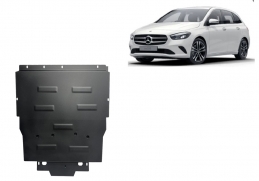 Steel sump guard for Mercedes CLA C118